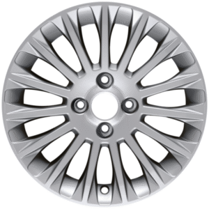 Platišče iz lahke zlitine 16" s 15 kraki, srebrn